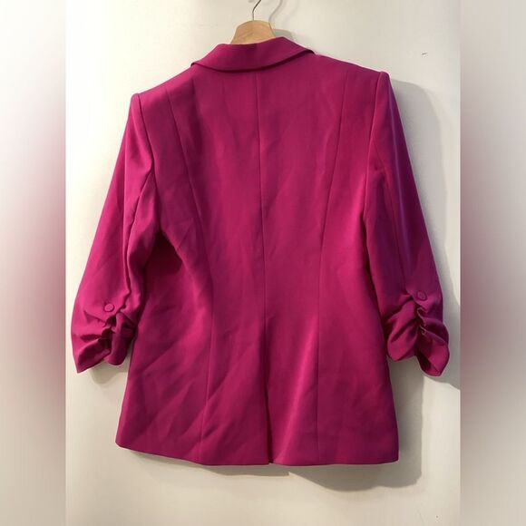 Cinq à Sept Khloe Blazer In Fuchsia Pink - Picture 11 of 16